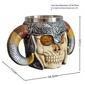 Taza de Café de Resina Creativa y Moderna, de Doble Pared, de Alta Calidad, para Decoración del Hogar, Oficina, Venta Directa de Fábrica al Por Mayor - Product Image 6