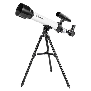 Télescope astronomique pour enfants, télescope astronomique portable en plastique, jouet télescope réfracteur avec trépied - Product Image 1