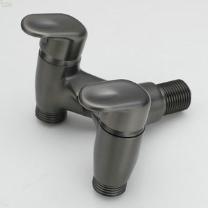 Черный латунный хромированный ручной распылитель для биде - Product Image 3