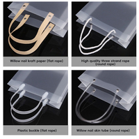 Sac à Fermeture Éclair en PVC Transparent Personnalisé Écologique pour Emballage de Montre Faible MOQ Rangement Cosmétique Imperméable