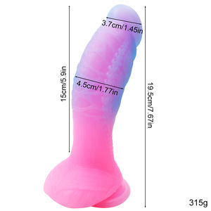 Dildo Alien pour femme, ultra doux, pour plaisir personnel, pénis avant et arrière, plug anal universel, masturbateur féminin, produits pour adultes - Product Image 1
