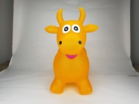 Jouet gonflable pour enfants, 1 pièce, jeu d'équitation, taureau,