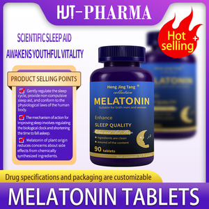 Capsules de mélatonine naturelle au goût de lait pour adultes, pour lutter contre les troubles du sommeil et les troubles du rythme circadien - Product Image 6