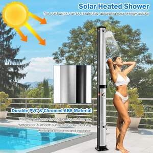 Douche solaire 18 L 35 L, robinet de douche à 360 degrés, emballage pour vente par correspondance, douche de jardin et de piscine en 2 sections - Product Image 2