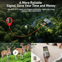 4G Lte Trail Camera, 2.5K Video Wildlife Monitoring Camera Met Zonne-Energie, Nachtzicht Met 2 Weg Audio Game Cam Waterdicht