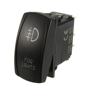 สวิตช์โยก QY ขนาด 20x16 มม. 5 ขา 40A DC 12V สำหรับควบคุมไฟตัดหมอกสำหรับไฟส่องสว่างแบบออฟโรด - Product Image 1