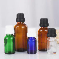 Bouteilles compte-gouttes en verre ambré dépoli personnalisées en gros avec étiquette privée, bouchon à vis, pour huiles essentielles, sérums de soin et gouttes pour les yeux
