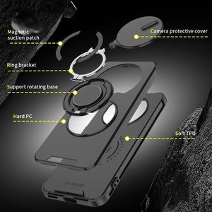 Funda Antigolpes para Honor X9A X9B X9C 400 Lite Pro con Soporte Magnético y Cubierta Deslizante para la Lente de la Cámara 360 ° Cubierta de Anillo Metálico Giratorio - Product Image 6