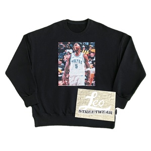 Sweat-shirt à col rond en tapisserie personnalisée <span class=keywords><strong>sans</strong></span> <span class=keywords><strong>capuche</strong></span> <span class=keywords><strong>Pull</strong></span>-over à <span class=keywords><strong>capuche</strong></span> en patchwork <span class=keywords><strong>noir</strong></span> gaufré de poids lourd pour hommes - Product Image 1