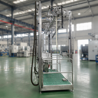Ligne d'abattage de bétail, machinerie d'abattoir, ensemble complet d'équipements de boucherie pour ferme d'élevage bovin et usine de transformation de la viande de bœuf