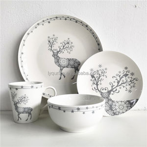 Retty-Lote de porcelana con estampado floral, juego de vajilla - Product Image 5