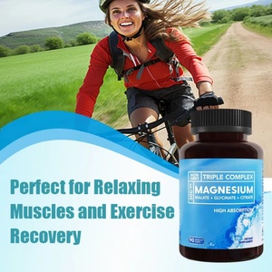 Complejo Triple de Magnesio con Malato, Glicinato y Citrato de Magnesio en Cápsulas para la Relajación Muscular, los Huesos y el Sueño - Product Image 4