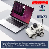 M-icroROS Robot éducatif Utilisation de voiture Contrôle de machine virtuelle Carte SLAM Navigation ROS2-Humble Kit électronique de programmation Python3