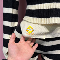 Nouveautés 2026 : Ensemble loungewear printemps pour femme – Pull tricoté à capuche court et short 2 pièces