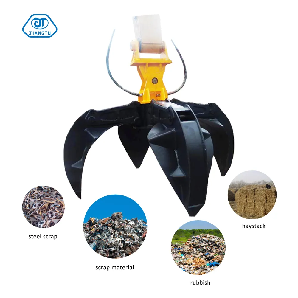 Construction Machinery Parts High quality excavator Orange peel grapple factory for sale