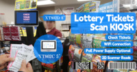 Scanner d'écran tactile LCD de vente directe d'usine POS Machine vérificateur de prix et scanner de codes à barres