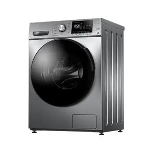 Haushalt große Kapazität intelligente 10 kg variable Frequenz voll automatische Frontlader Waschmaschine mit heißer Trocknung 2 in 1