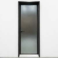 Portes intérieures en aluminium et verre, anti-effraction, modernes, coulissantes, pour villa, hôtel, entrée principale, entrée avant, appartement, résidence