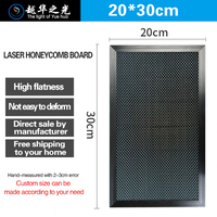 Plateforme de table de travail en nid d'abeille pour machine de découpe et de gravure laser CO2 SCULPFUN 10w