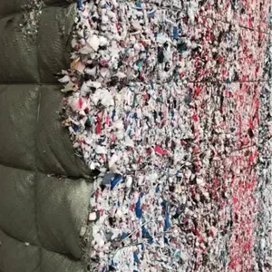 Crushed bra fabric foam scrap