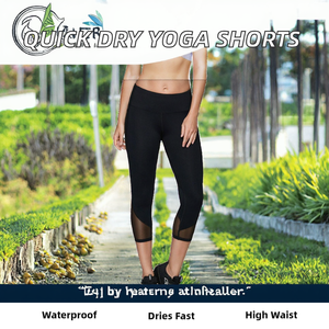 Shorts de Yoga Casuales de Cintura Alta con Costuras Micro y Cinturilla Cruzada, de Secado Rápido, para Deportes Extremos, con Diseño Sólido - Product Image 2