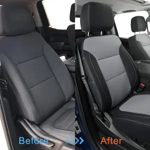 Leather Seat Cover Car Seat Cushion Leather Car Seat Covers For 2019-2023 Silverado 1500