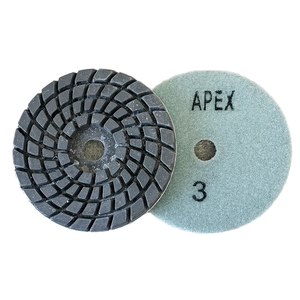 <span class=keywords><strong>3</strong></span> Schritte 4 "100mm Diamond Floor Wet Polish ing Pad Harz poliers cheibe für Marmorharz-Poliers cheibe für Boden und Beton - Product Image 6