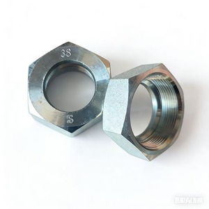 Écrou autobloquant métrique M10 zingué pour raccord de tuyauterie hydraulique, installation de gaz, classe 8.8 - Product Image 3