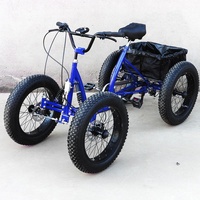 Quad à pédales tout-terrain à pneus larges, quad à neige