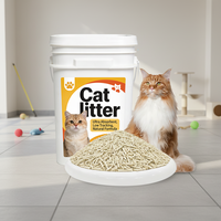 Charbon Actif Biodégradable Écologique Ultra-Absorbant Anti-Odeur 99% Sans Poussière Divers Parfums Litière Agglomérante pour Chat en Bentonite