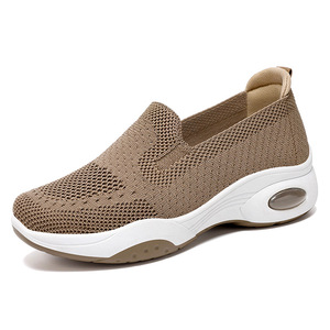 Zapatillas Deportivas para Mujer con Amortiguación de Aire, Transpirables, de Malla, de una Pieza, Elegantes - Product Image 5