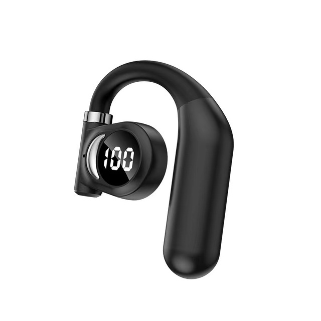 Single V16 Open Business Wireless Headset with LED Battery Display and Big Sound Universal for Left & Right Ear Not In-Ear