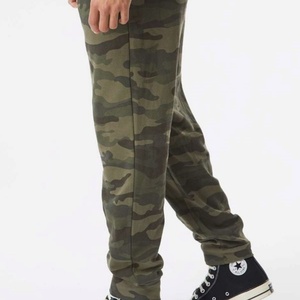 Unisex Active Bottoms Custom <b>Camouflage</b> Mid-Weight Fleece Breathable Joggers Sweatpants Elastic Pockets Printed Summer Running - Product Image 5