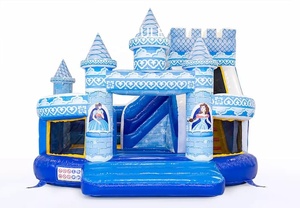 Château gonflable populaire Glace et Neige Happy City, trampoline gonflable super esthétique et très apprécié <span class=keywords><strong>des</strong></span> enfants - Product Image 2