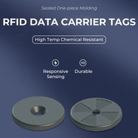 HT712 Etiqueta RFID Industrial PPS Resistentes a Altas Temperaturas ISO15693 13.56MHz resistente al calor, duradera, impermeable