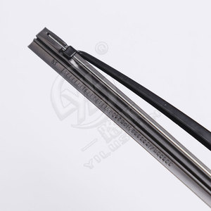 Lame d'essuie-glace universelle pour voiture, cadre en acier en forme de U, silencieuse et épaissie, pour essuie-glace de pare-brise - Product Image 1