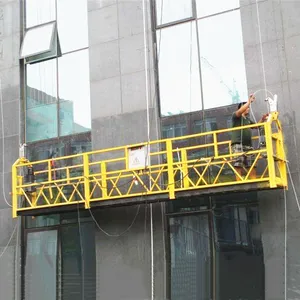 ZLP Series Glass Cleaning Bị Treo Nền Tảng Điện Nhôm Giàn Giáo Lift Xây Dựng Mặt Tiền Cradle