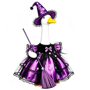 Disfraz de Ganso de 23 Pulgadas para Halloween, Vestido de Bruja Fantasma, Ropa de Invierno para Gansos, Decoraciones de Jardín para Halloween - Product Image 1