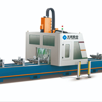 Centro de Mecanizado CNC de 4 Ejes de Alta Velocidad, Especializado en la Fabricación de Muros Cortina de Aluminio