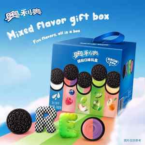 Venta al por mayor Galletas Oreo Snack exótico Oreo Sabores mixtos Caja de regalo colorida 388G * 12 Value Pack - Product Image 5
