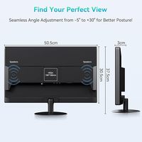 Nouvel écran tactile capacitif Full HD 22 pouces 10 points /VGA/BNC avec haut-parleurs intégrés, support VESA, garantie de 3 ans, usage industriel