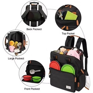 Échantillon gratuit : Sac de transport pour chat et chien, pour chats et chiots de petite et moyenne taille jusqu'à 15 livres, approuvé par les compagnies aériennes TSA, sac de transport souple - Product Image 3