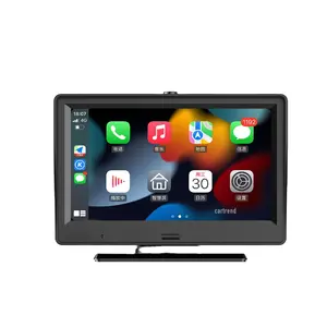 Monitor touch screen para carro, tela hd de 7 "carplay, dvr, android, display automático, navegação gps, câmera ahd, interface multimídia player