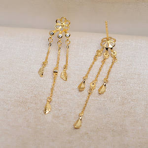 Ensemble de boucles d'oreilles pendantes en argent S925, 14 mm marbre, 15 mm perle, 13 tournesols marbrés, 14,5 argent, accessoires de mode, produit 5530 - Product Image 3