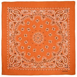 Bandana carrée en néoprène et coton, imprimée en sérigraphie avec logo promotionnel, design personnalisé, taille et couleur sur mesure, portable - Product Image 5