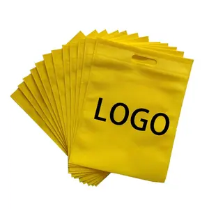 Идеальная многоразовая желтая сумка-тоут для покупок с ручкой D-образной формы, Нетканая сумка для покупок продуктов, сумка D-образной формы для пляжного расчесывания или сбора