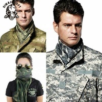 Écharpe en maille camouflage tactique pour hommes et femmes