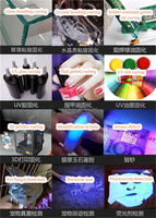 Lámpara LED UV para Curado de Uñas de 10W, Flexible, con Clip para Escritorio, con Aplicación Médica