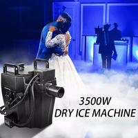 3000W à base d'eau LED DMX PAR Machine à brouillard plancher de fumée bas pour scène mariage Disco Party Club-avec boîtier de vol en métal