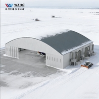 Hangar d'avion en structure métallique à travée libre personnalisé GALPON METALICO – Hangar métallique préfabriqué commercial pour usine